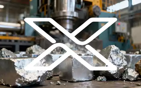 Abstrakte Darstellung von Industriemetallen und Rohstoffen in einer modernen Fabrikumgebung. - Foto: über boerse-global.de
