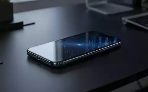 Ein modernes Smartphone auf einem minimalistischen Schreibtisch, das Datensicherheit und technische Systemintegrität symbolisiert. - Foto: über boerse-global.de