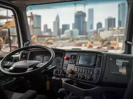 Ein modernes Firmenfahrzeug steht vor einer Baustelle, symbolisch für die neue Rechtslage zu Arbeitszeiten bei Fahrten. - Foto: über boerse-global.de