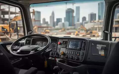 Ein modernes Firmenfahrzeug steht vor einer Baustelle, symbolisch für die neue Rechtslage zu Arbeitszeiten bei Fahrten. - Foto: über boerse-global.de