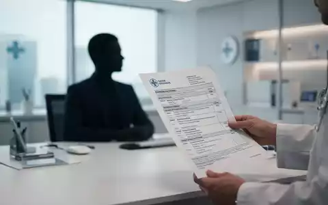 Ein Arzt hält einen medizinischen Bericht in einer modernen Praxis, symbolisch für die Untersuchung von Nebenwirkungen. - Foto: über boerse-global.de