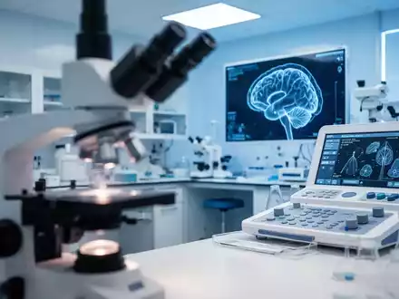 Ein modernes medizinisches Labor mit wissenschaftlichen Geräten zur neurologischen Forschung. - Foto: über boerse-global.de