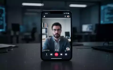 Ein Smartphone im Fokus, das einen Videoanruf anzeigt und die Gefahr von Betrug durch Bildschirmfreigabe symbolisiert. - Foto: über boerse-global.de
