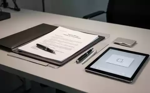 Schreibtisch mit Rechtsdokumenten und digitalem Tablet als Symbol für rechtliche Kündigungsprozesse im Arbeitsrecht. - Foto: über boerse-global.de