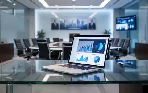 Moderner Schreibtisch mit Laptop, der Datencharts zeigt, für rechtliche Technologieintegration. - Foto: über boerse-global.de