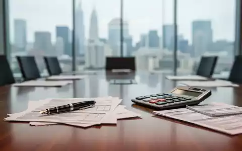 Ein moderner Konferenztisch mit Steuerunterlagen und einem Füllfederhalter in einer professionellen Büroumgebung. - Foto: über boerse-global.de