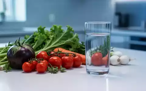Frisches Gemüse und ein Glas Wasser in einer modernen Küche als Symbol für Lebensmittelsicherheit und Reinheit. - Foto: über boerse-global.de