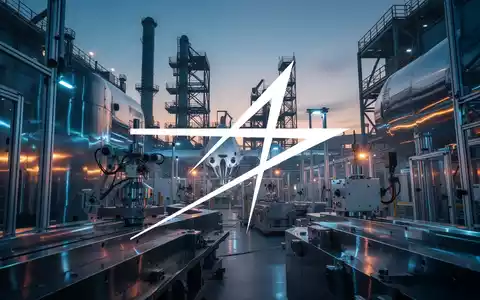 Abstrakte Darstellung einer hochmodernen Luft- und Raumfahrtanlage bei Dämmerung mit Fokus auf Präzisionstechnik. - Foto: über boerse-global.de