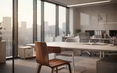 Ein leerer Schreibtisch in einer hellen, professionellen Arbeitsumgebung im Sozialwesen bei weichem Tageslicht. - Foto: über boerse-global.de