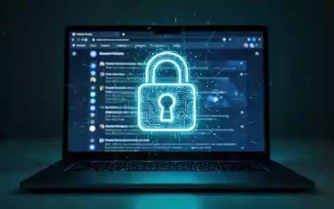 Leuchtendes digitales Schloss-Symbol auf einem Computerbildschirm, das eine Cybersicherheitslücke darstellt. - Foto: über boerse-global.de