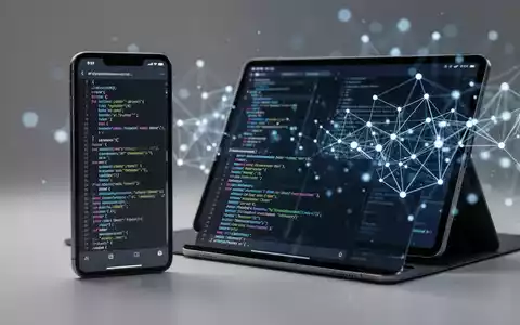 Ein Smartphone und Tablet mit modernen Software-Oberflächen und digitalen Verbindungen in einem professionellen Studio. - Foto: über boerse-global.de