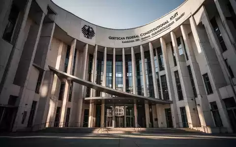 Das Gebäude des Bundesverfassungsgerichts in Karlsruhe bei Tageslicht. - Foto: über boerse-global.de