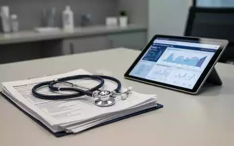 Stethoskop auf medizinischen Dokumenten und einem Tablet in einer modernen Arztpraxis als Symbol für die GKV-Reform. - Foto: über boerse-global.de