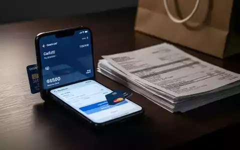 Ein Smartphone mit Bezahloberfläche neben einem Stapel unbezahlter Rechnungen als Symbol für Online-Shopping-Schulden. - Foto: über boerse-global.de
