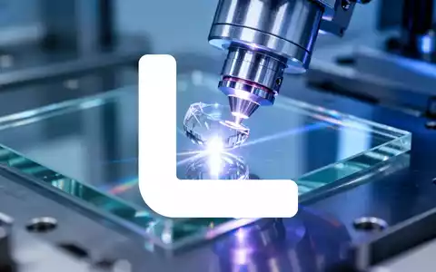 Abstrakte Darstellung von Hochtechnologie-Laserfertigung und Glasbearbeitung in einer sauberen Industrieumgebung. - Foto: über boerse-global.de