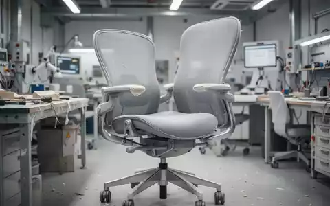 Ein ergonomischer Bürostuhl in einer modernen Werkstatt, der professionell aufgearbeitet wird. - Foto: über boerse-global.de
