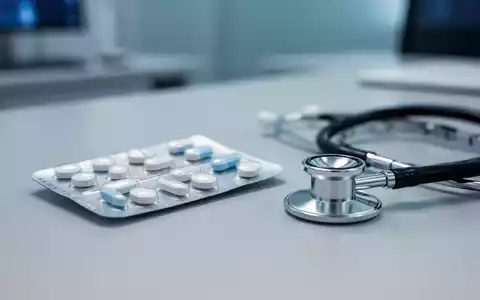 Medizinische Medikamentenpackung und ein Stethoskop auf einem klinischen Schreibtisch zur Illustration einer Pharma-Analyse. - Foto: über boerse-global.de