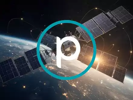 Ein Satellit im Orbit über der Erde symbolisiert globales Datenwachstum und technologischen Fortschritt. - Foto: über boerse-global.de