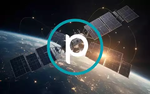 Ein Satellit im Orbit über der Erde symbolisiert globales Datenwachstum und technologischen Fortschritt. - Foto: über boerse-global.de