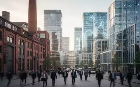 Moderne Büro- und Industrielandschaft in einer deutschen Stadt, die Wachstum und technologische Innovation symbolisiert. - Foto: über boerse-global.de