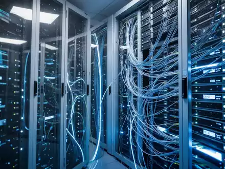 Moderne Serverräume in einem europäischen Rechenzentrum als Symbol für souveräne KI-Infrastruktur. - Foto: über boerse-global.de