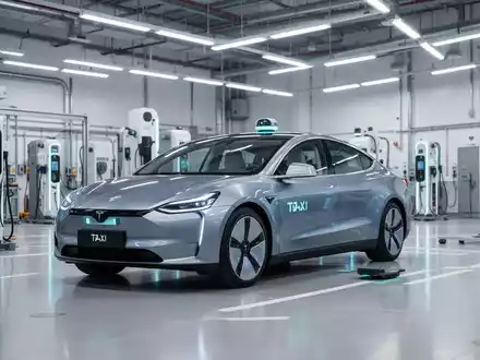 Autonomes Robotaxi in Wartung in moderner, hochtechnologischer Industrieanlage. - Foto: über boerse-global.de