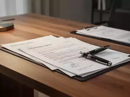 Ein Schreibtisch mit juristischen Unterlagen und einem Füllfederhalter als Symbol für ein BFH-Urteil zum Steuerrecht. - Foto: über boerse-global.de