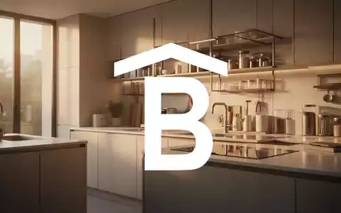 Moderne, minimalistische Küchenumgebung mit Fokus auf Haushaltswaren und Wachstumssymbolik. - Foto: über boerse-global.de