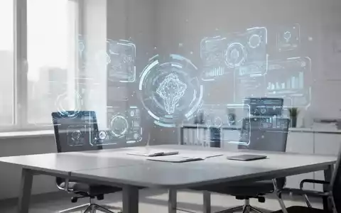 Moderner Büroarbeitsplatz mit digitalen Schnittstellen als Symbol für KI-gestützte Zusammenarbeit. - Foto: über boerse-global.de