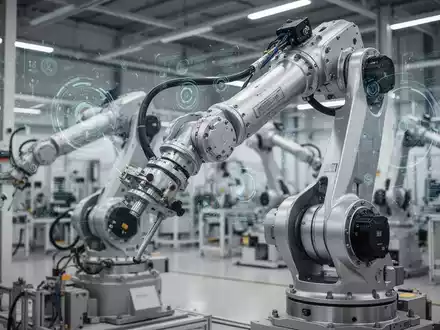 Hochmoderner Roboterarm in einer Autofabrik, der fortschrittliche visuelle Intelligenz repräsentiert. - Foto: über boerse-global.de