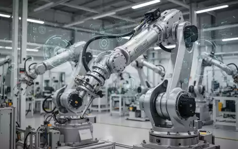 Hochmoderner Roboterarm in einer Autofabrik, der fortschrittliche visuelle Intelligenz repräsentiert. - Foto: über boerse-global.de