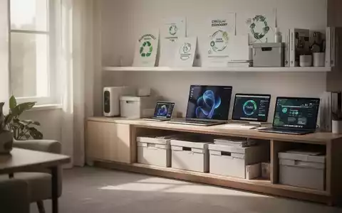 Modernes, aufgeräumtes Wohninterieur mit Möbeln und Technik als Symbol für den professionellen Handel mit Gebrauchtwaren. - Foto: über boerse-global.de