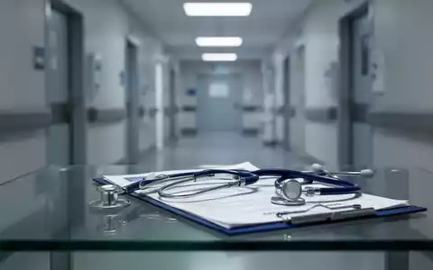 Ein steriler, modern eingerichteter medizinischer Untersuchungsraum mit Stethoskop und Patientenakte auf einem Tisch. - Foto: ĂŒber boerse-global.de