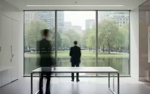 Ein heller, moderner Büroarbeitsplatz mit Blick ins Grüne als Symbol für Arbeitszeitflexibilität und Erholung. - Foto: über boerse-global.de