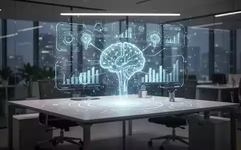 Moderner Arbeitsplatz mit digitaler KI-Oberfläche, die KI-Kollaboration im beruflichen Umfeld darstellt. - Foto: über boerse-global.de