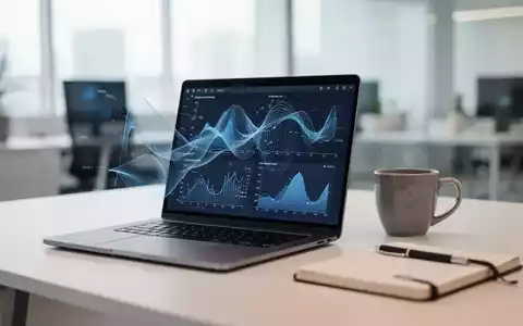 Moderner, minimalistischer Arbeitsplatz mit Laptop und Notizbuch als Symbol für KI-gestütztes Selbstmanagement. - Foto: über boerse-global.de