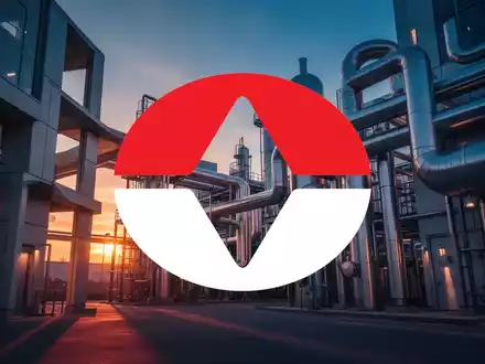 Abstrakte Darstellung einer modernen Industrieanlage bei Sonnenuntergang als Symbol für industrielle Fusionen. - Foto: über boerse-global.de