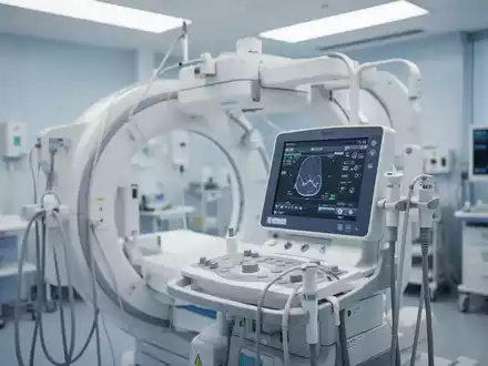 Modernes medizinisches Gerät für neurologische Diagnostik in einem hellen, professionellen Klinikraum. - Foto: über boerse-global.de
