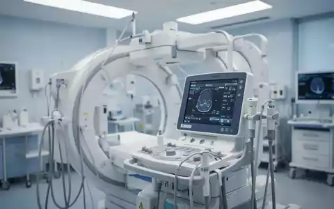 Modernes medizinisches Gerät für neurologische Diagnostik in einem hellen, professionellen Klinikraum. - Foto: über boerse-global.de