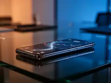 Ein modernes Smartphone auf einem dunklen Schreibtisch, das Verbrauchertechnologie und finanzrechtliche Entwicklungen repräsentiert. - Foto: über boerse-global.de
