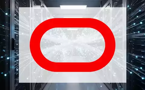 Abstraktes Bild eines modernen Rechenzentrums mit blauer Beleuchtung als Symbol für Cloud-Infrastruktur und Technologie. - Foto: über boerse-global.de