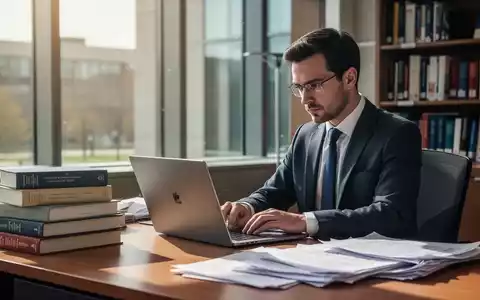 Eine promovierende Person arbeitet konzentriert an einem Laptop in einem modernen, hellen Büro an ihrer Abschlussarbeit. - Foto: über boerse-global.de