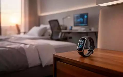 Ein minimalistisches Wearable zur Schlafanalyse auf einem Nachttisch bei sanftem Morgenlicht. - Foto: über boerse-global.de