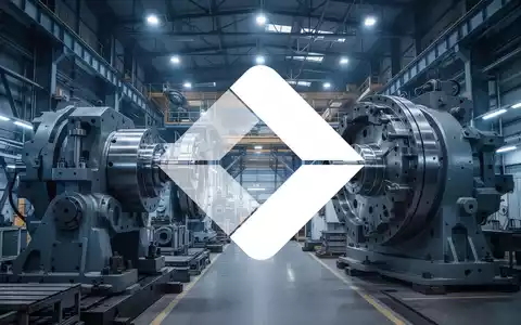 Abstrakte Darstellung einer modernen Industrieanlage mit Fokus auf technischer Präzision und strukturellem Wandel. - Foto: über boerse-global.de