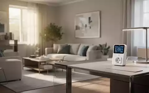 Ein modernes Wohnzimmer mit einem Smart-Meter-Display als Symbol für effizientes Energiemanagement im Haushalt. - Foto: über boerse-global.de