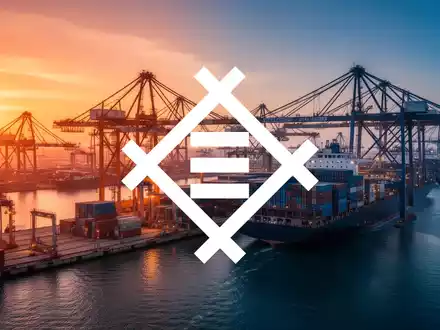 Moderne Logistikinfrastruktur und Industriehafen bei Sonnenuntergang als Symbol für strategische Unternehmensinvestitionen. - Foto: über boerse-global.de