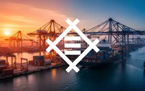 Moderne Logistikinfrastruktur und Industriehafen bei Sonnenuntergang als Symbol für strategische Unternehmensinvestitionen. - Foto: über boerse-global.de