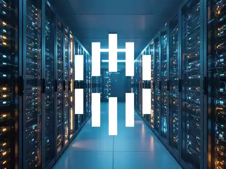 Modernes Rechenzentrum mit leuchtenden Server-Racks als Symbol für digitales Wachstum und Technologie-Infrastruktur. - Foto: über boerse-global.de