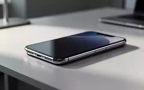 Nahaufnahme eines modernen Premium-Smartphones auf einem minimalistischen Schreibtisch, das potenzielle Preiserhöhungen für Mobilgeräte darstellt. - Foto: über boerse-global.de