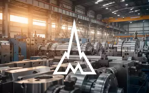 Abstrakte Darstellung einer modernen Industrieanlage mit Fokus auf Fertigungstechnik und unternehmerischem Wachstum. - Foto: über boerse-global.de
